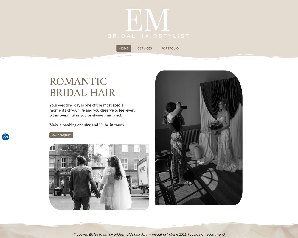 Wedding Hair by Eloise