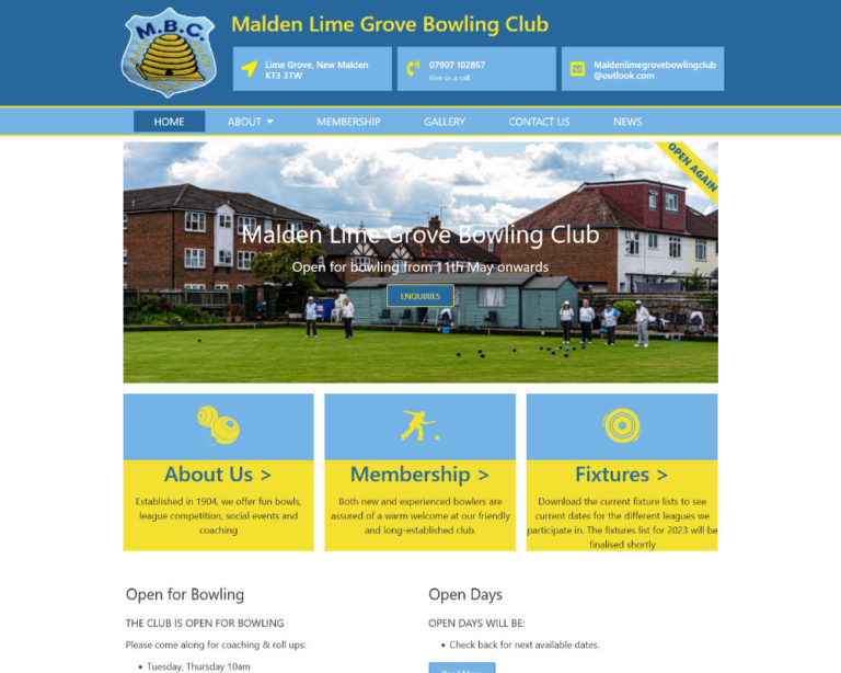 Malden Lime Grove Bowling Club